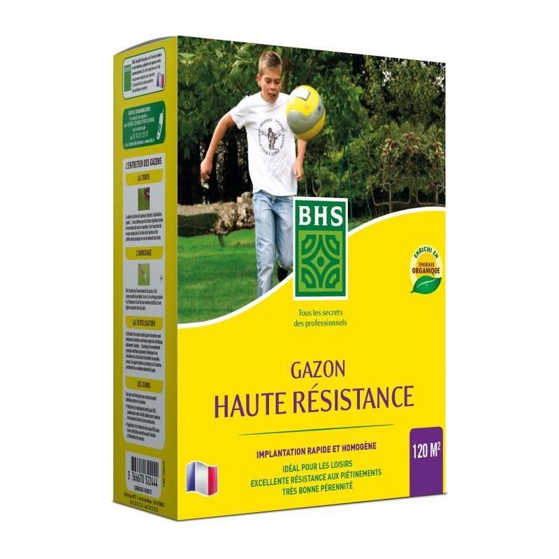 Gazon BHS Haute Résistance 5KG - Idéal pour Usage Intensif