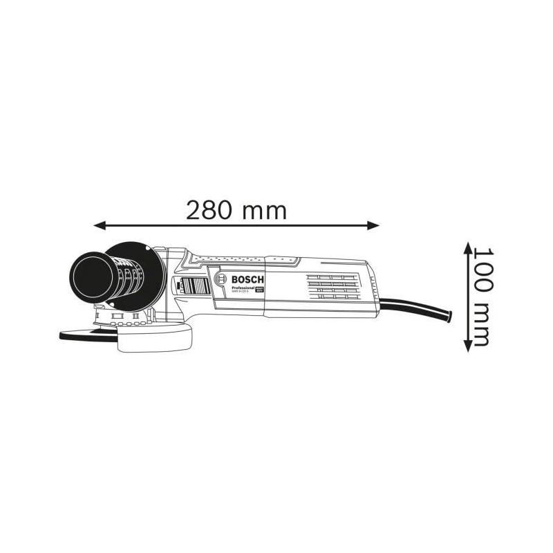 Meuleuse Bosch Professional X-LOCK GWX 9-125 S - 900W - 125mm
