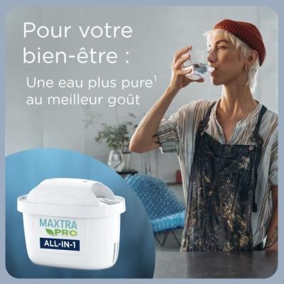 Carafe filtrante BRITA Style grise (2,4L) avec MAXTRA PRO : pureté garantie