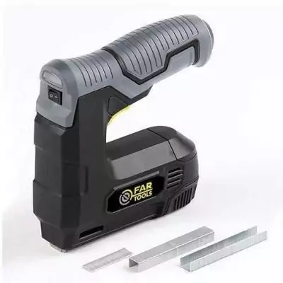 Agrafeuse et cloueuse électrique compacte 3,6V - Idéale pour tous vos projets!