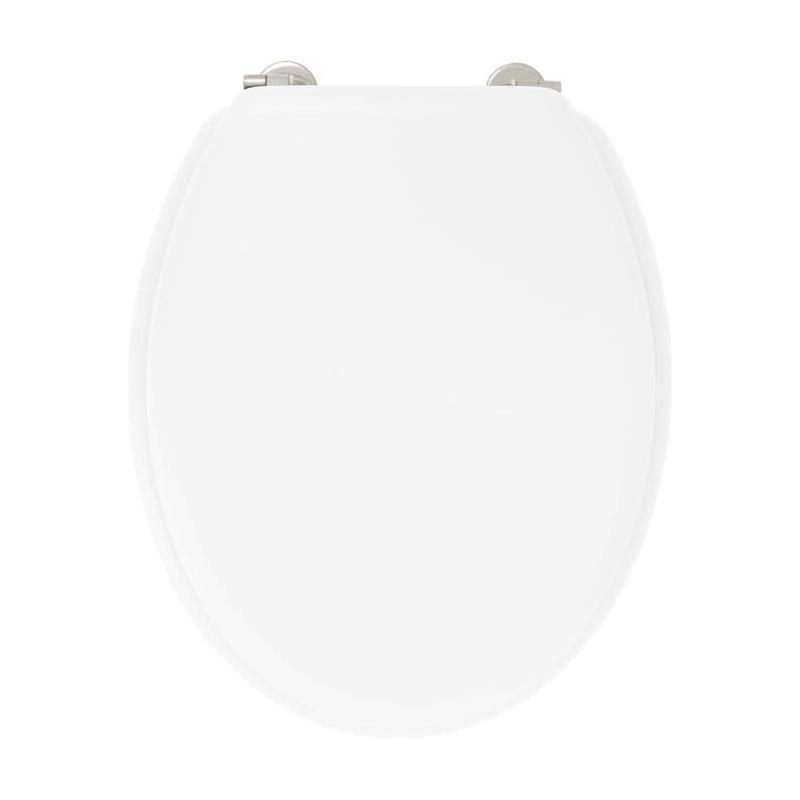 Abattant Duplo Blanc - Poudre de Bambou | Dimensions: 39x48x7 cm