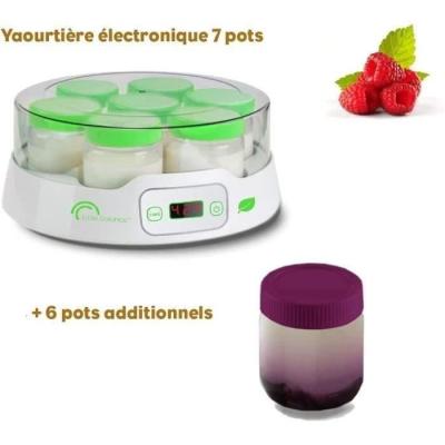 Yaourtière LITTLE BALANCE - Digital - 7 pots + 6 pots additionnels