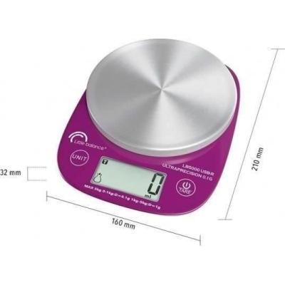 Balance culinaire LB 5000 Pro Inox 5.1 - Ultra précision - Réparable