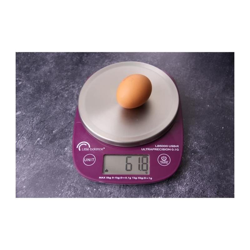 Balance culinaire LB 5000 Pro Inox 5.1 - Ultra précision - Réparable