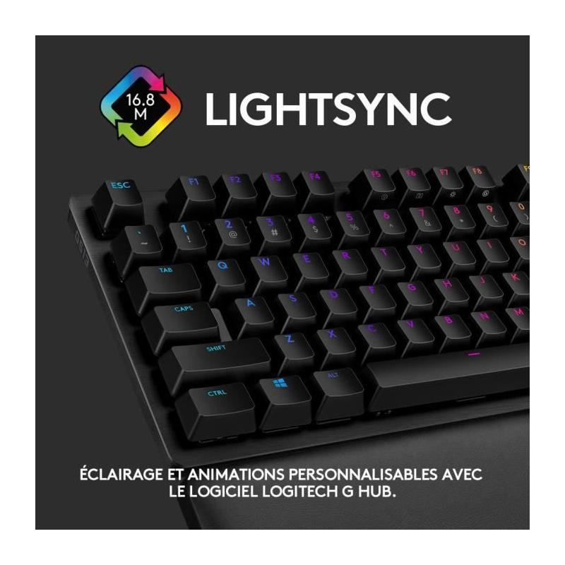 Clavier gamer Logitech G513 - RGB Mécanique - Noir