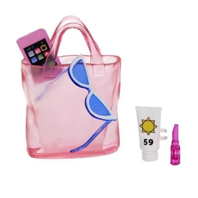Barbie Plage: Poupée blonde en maillot de bain et accessoires