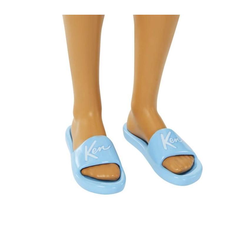 Poupée Barbie-Ken Blonde: Short de Bain et Accessoires Plage