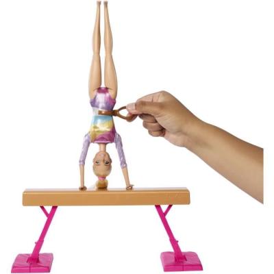 Coffret Barbie Gymnastique avec plus de 10 accessoires - Poupée incluse