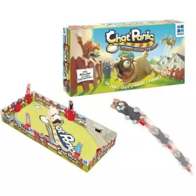 Jeu de société MEGABLEU Chat'Panic - Avance ton chat, évite le chien Moloss' Jeu de société MEGABLEU Chat'Panic - Avance ton chat, évite le chien Moloss'