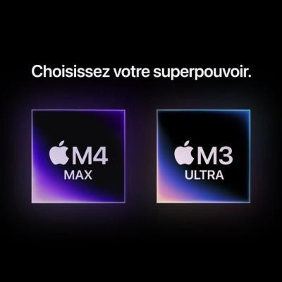 Apple Mac Studio - 1To SSD - 96Go RAM - Puce M3 Ultra chip - 28 coeurs CPU - 60 coeurs GPU