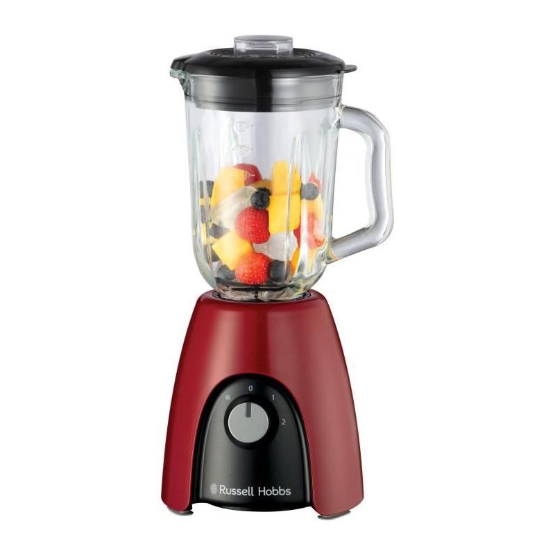 Mélangeur RUSSEL HOBBS Desire Rouge - 650 W - 2 vitesses + Pulse