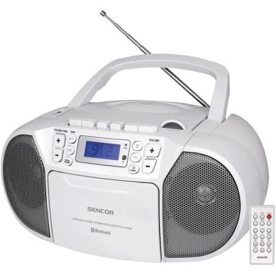 LECTEUR CD / Cassettes SENCOR - SPT 3907 W - Bluetooth Blanc
