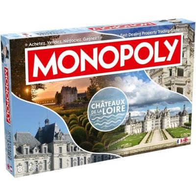 Découvrez le MONOPOLY Chateaux de la Loire - Jeu de société pour des heures de jeu passionnantes!