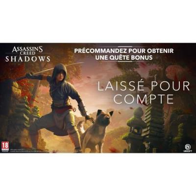 Assassin's Creed Shadows - Jeu PS5 | Dimensions compactes 14x18x2 cm