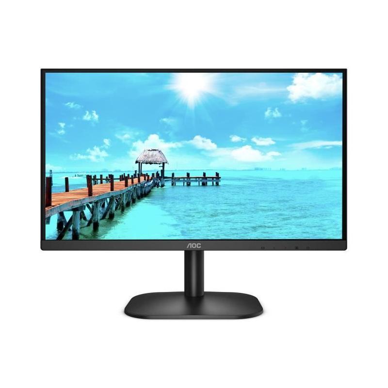 Écran PC AOC 24B2XH 23,8" FHD IPS 75Hz 4ms - Noir