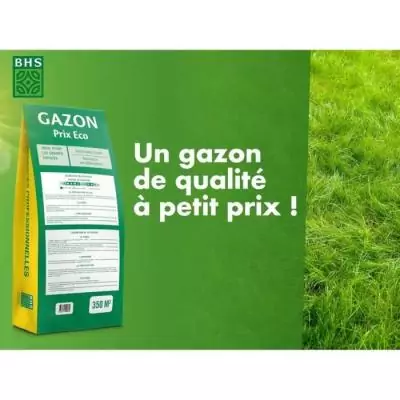 Gazon BHS 1er prix Eco - 10 kg - Qualité à petit prix