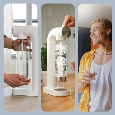 Machine à eau pétillante BRITA sodaONE blanche - Gazéifiez votre eau à la maison !
