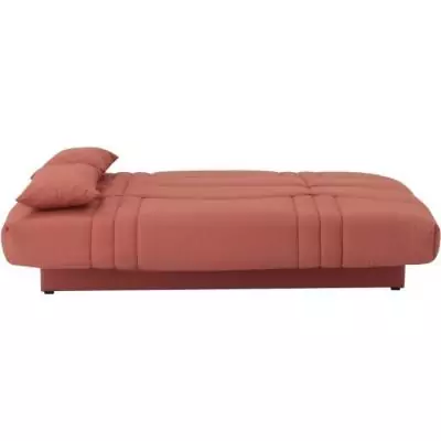 Banquette clic clac 3 places - Tissu Terracotta - Style contemporain Banquette clic clac 3 places - Tissu Terracotta - Style contemporain