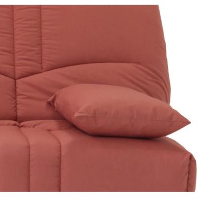 Banquette clic clac 3 places - Tissu Terracotta - Style contemporain