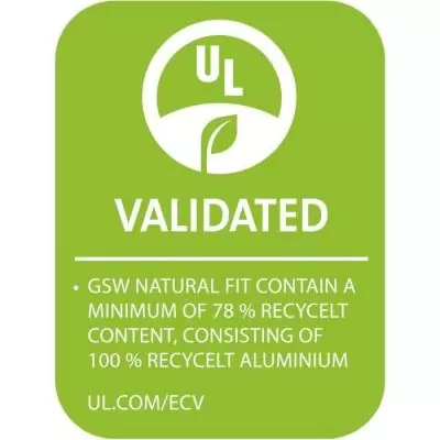 Poêle fonte d'aluminium 24 cm GSW NATURAL FIT - Recyclée sans PFAS - Induction