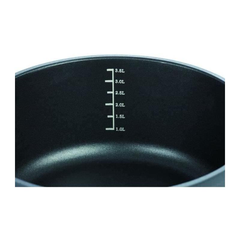 Faitout fonte d'aluminium GSW 28 cm Induction Noir • FAITOUT - MARMITE