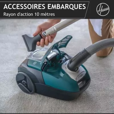 Aspirateur Traineau avec Sac - HOOVER HE530ALG - Spécial animaux et allergies