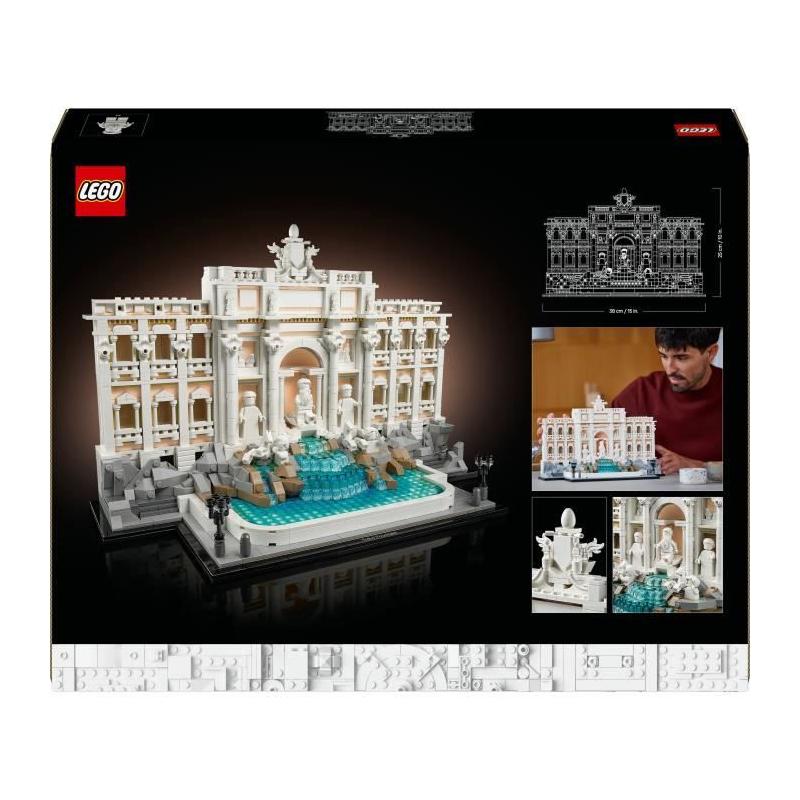 LEGO Architecture 21062 La fontaine de Trevi - Rome en 52x39x11 cm