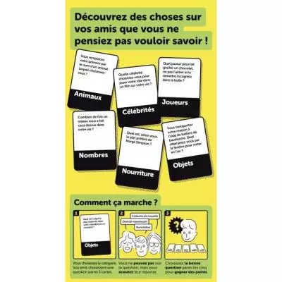 Questions délirantes pour surprendre vos amis - Jeu d'ambiance - MEGABLEU - 14 ans+