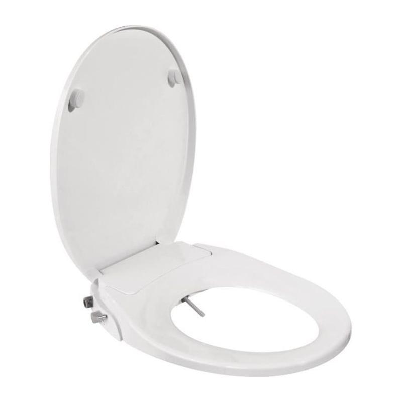 Abattant WC Japonais Clenea - Blanc, dimensions compactes