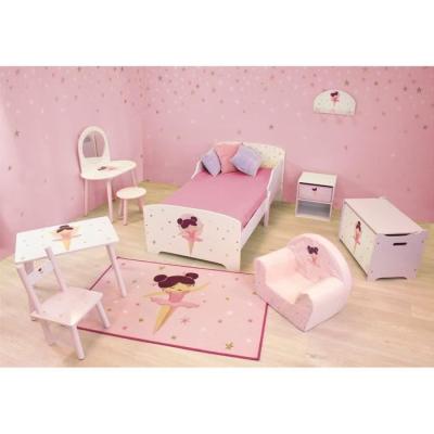 Tapis FUN HOUSE Danseuse Ballerine Rose 120 x 80 cm - Enfant