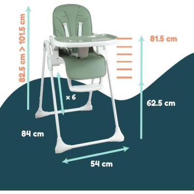 Chaise haute LOOPING - Multifonctions - Compact