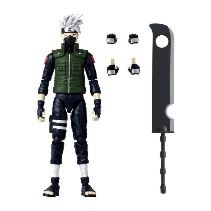 Figurine Anime Heroes - Naruto Shippuden Kakashi Hatake (4ème Grande Guerre Ninja) - 17 cm