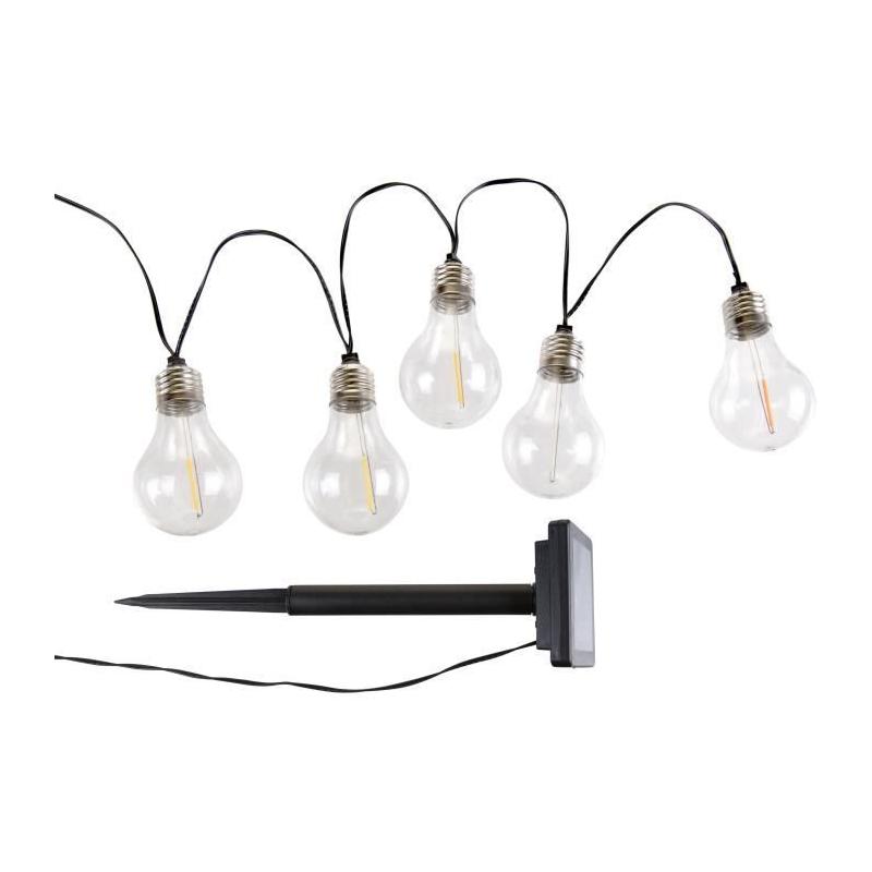 Guirlande solaire guinguette GALIX - Illuminez votre extérieur!