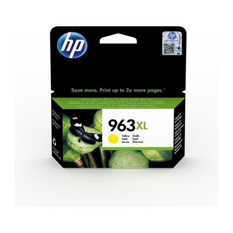 Cartouche Encre Jaune HP 963XL Authentique (3JA29AE) - Pour HP OfficeJet Pro 9010 / 9020