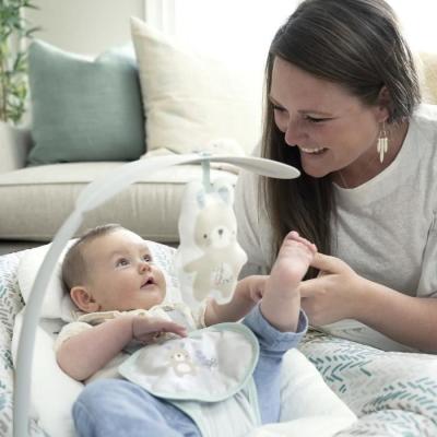Transat bébé bascule évolutif 3-en-1 Keep Cozy -Spruce- : confort et amusement
