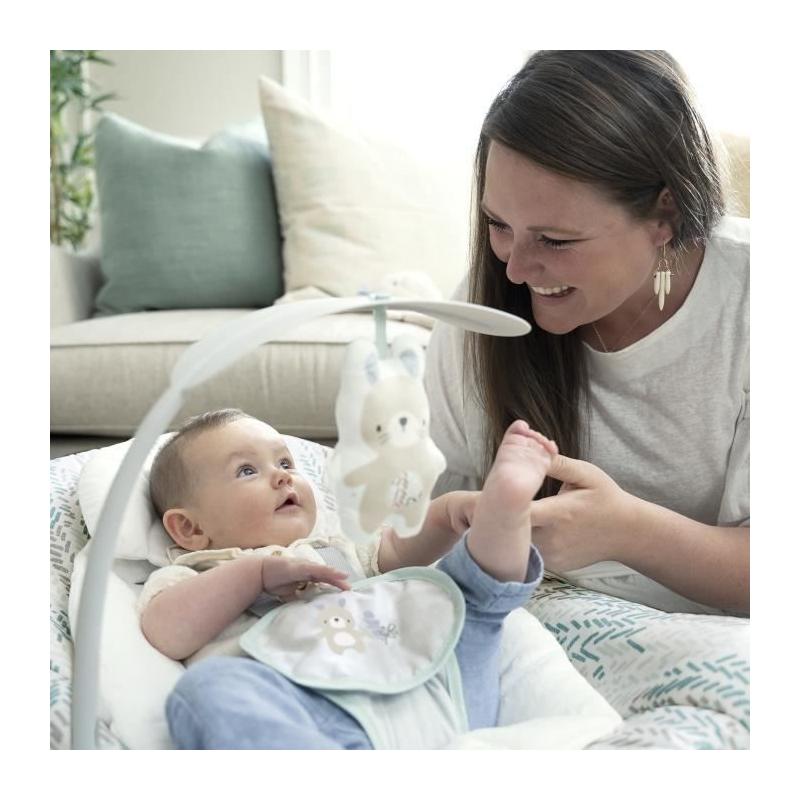 Transat bébé bascule évolutif 3-en-1 Keep Cozy -Spruce- : confort et amusement