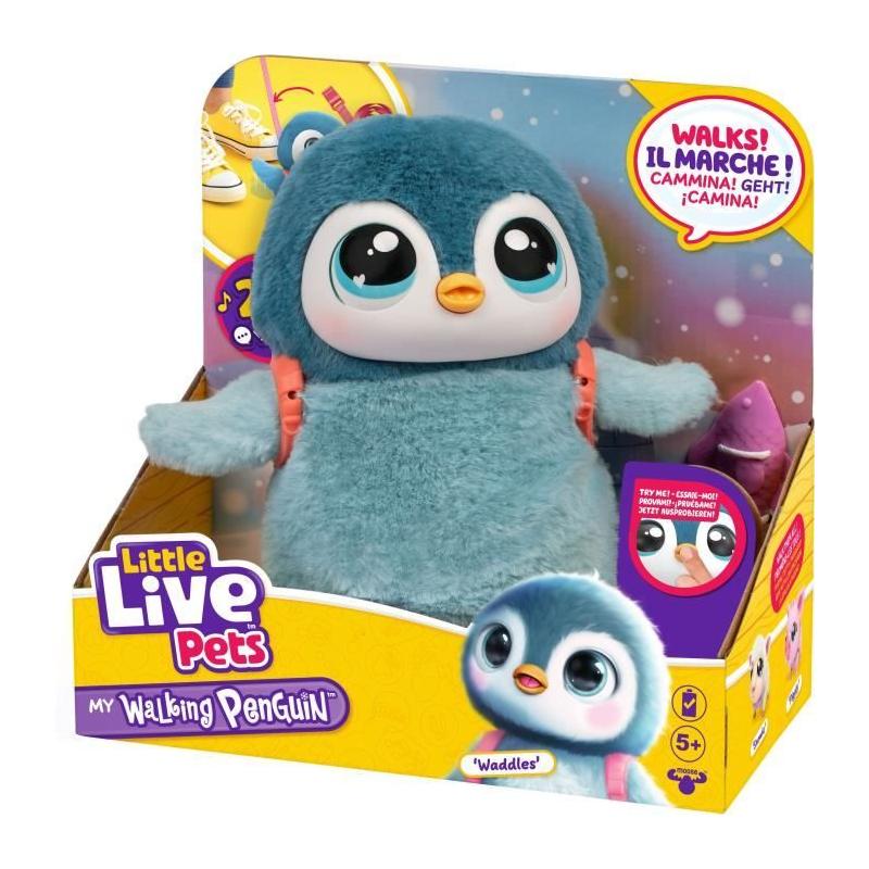 Découvrez Mon Petit Pingouin interactif - MOOSE TOYS - PELUCHE