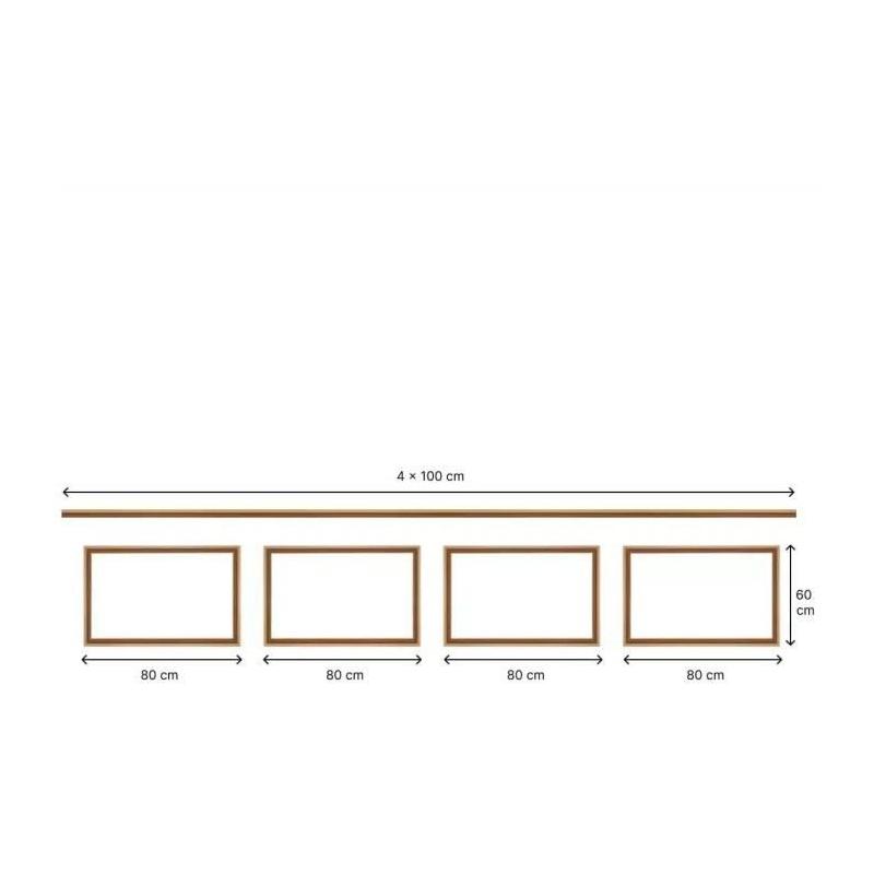 Kit moulure de soubassement 4m - NORDLINGER PRO - Moulure murale