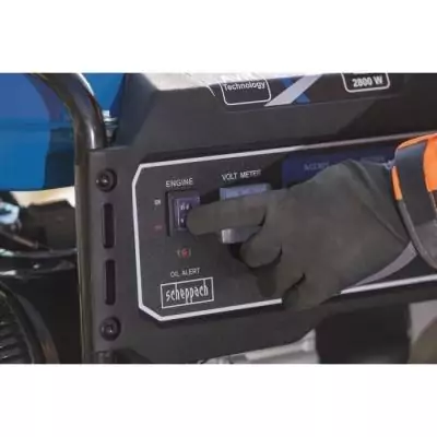 Groupe électrogène SCHEPPACH SG3200x - Puissance max 2800W - Essence - Bleu Groupe électrogène SCHEPPACH SG3200x - Puissance max 2800W - Essence - Bleu