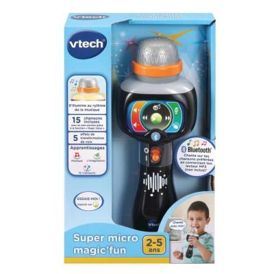 Microphone pour enfant VTECH - Super Micro Magic'Fun - Bluetooth et effets sonores