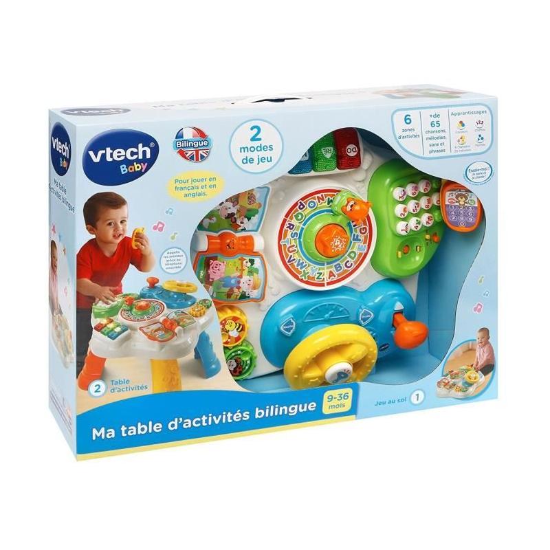 Table d'activités bilingue VTECH - Multicolore - 100% bilingue