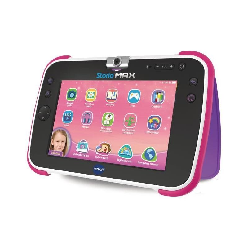 Tablette éducative VTECH Storio Max XL 2.0 7 Rose pour enfant de 3 a 11 ans