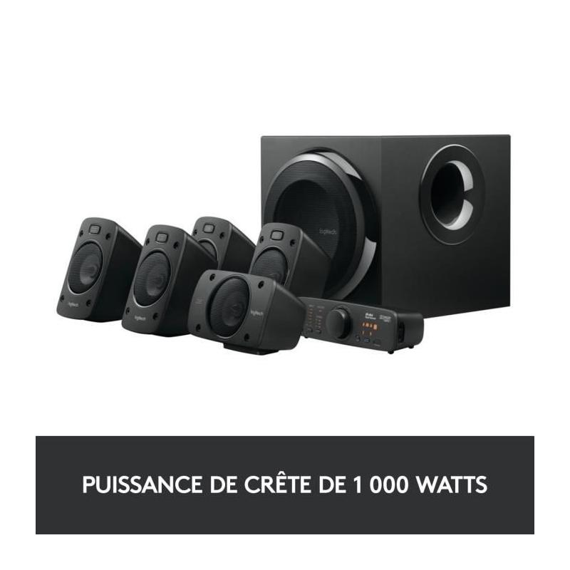 Enceinte PC Logitech Z906 Noir 5.1 - Son Surround Immersif