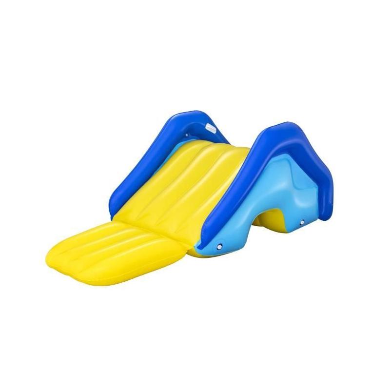 Toboggan gonflable géant pour piscine - Amusement assuré!