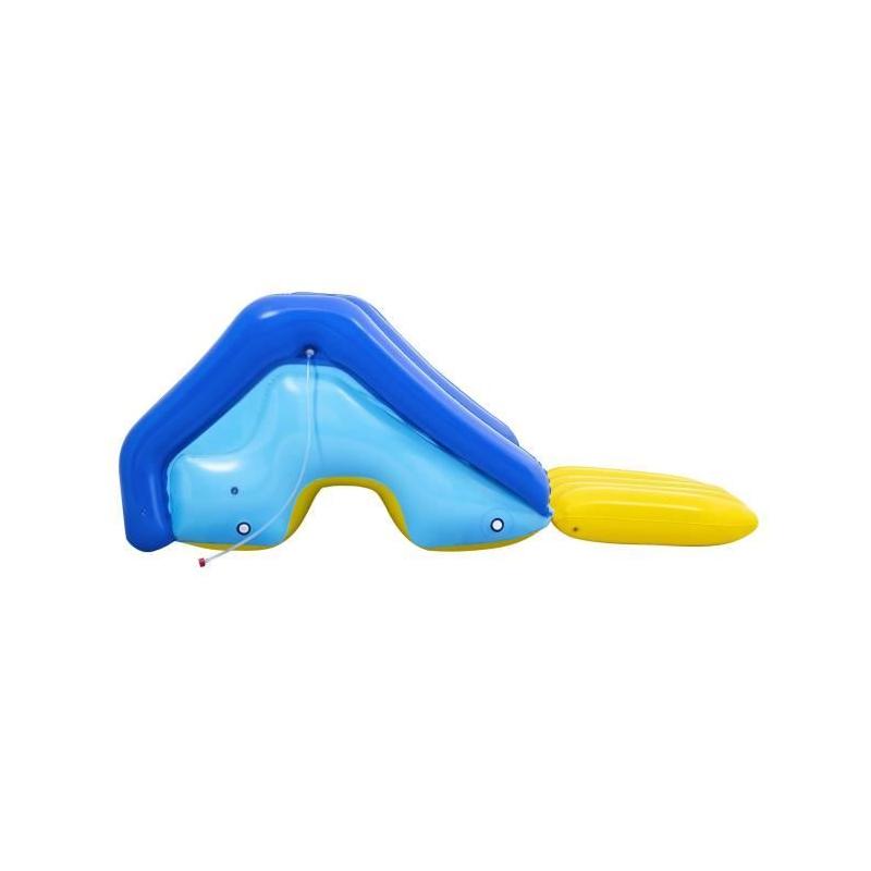 Toboggan gonflable géant pour piscine - Amusement assuré!