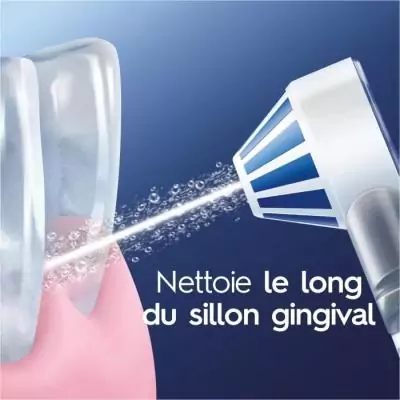Hydropulseur Oral B Aquacare 4 BLANC - Brosse à dents électrique