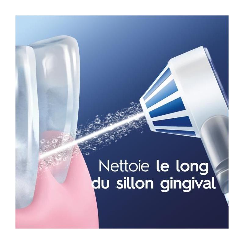 Hydropulseur Oral B Aquacare 4 BLANC - Brosse à dents électrique