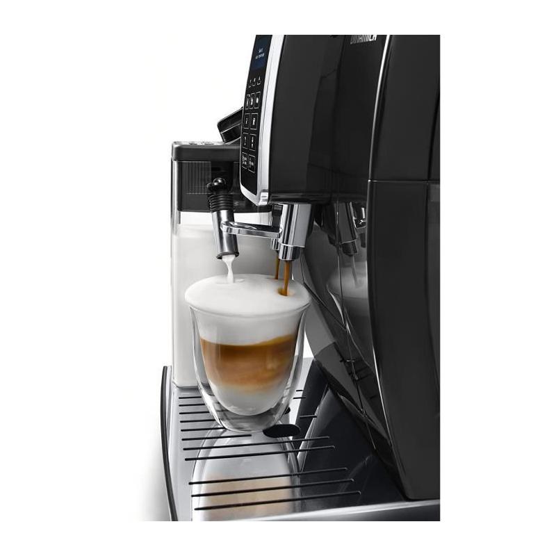 Machine expresso automatique avec broyeur - DELONGHI Dinamica ECAM 350.55.B - Noir | Dimensions compactes
