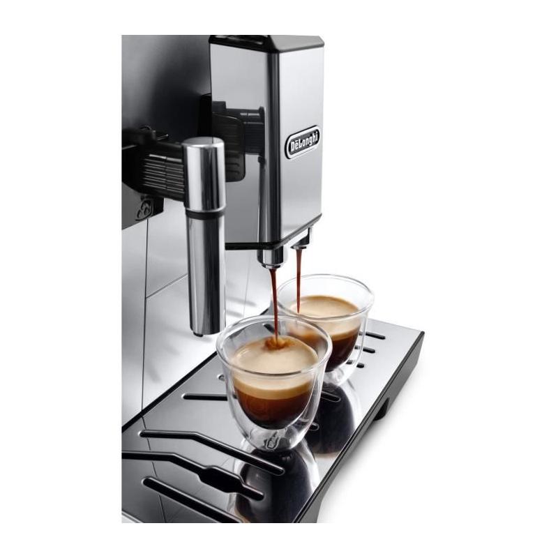 Machine expresso automatique avec broyeur - DELONGHI Dinamica ECAM 350.55.B - Noir | Dimensions compactes
