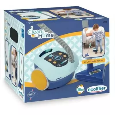 Aspirateur traineau Ecoiffier - Faire le ménage en s'amusant